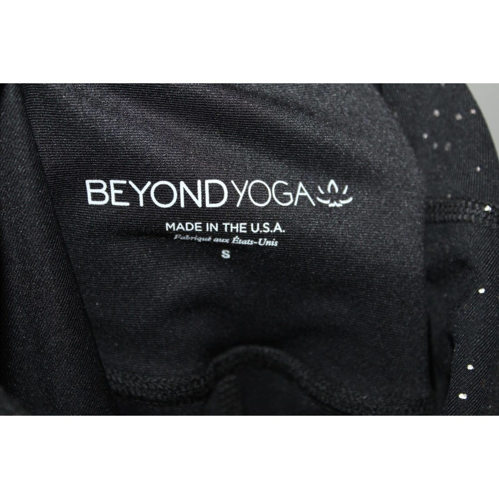 ✨2/$20 Beyond Yoga Alloy Ombre Speckled Midi Leggings Small Logo JLo Sparkle - Picture 13 of 16